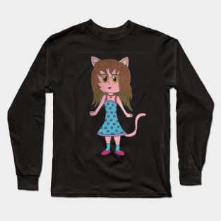 Chibi Girl Long Sleeve T-Shirt